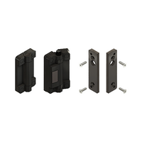 MODULAR SOLUTIONS ALUMINUM HINGE<BR>30 SAFETY SWITCH SET W/8 PIN M12, BLACK